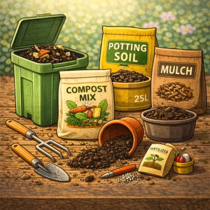 Compost + Soil